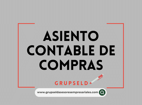 Asiento contable de compras