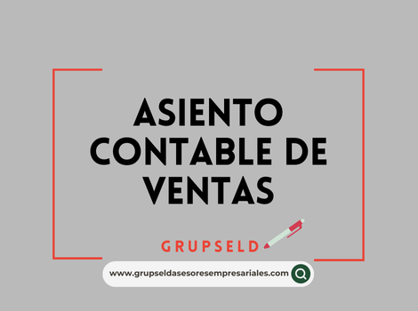 Asiento contable de VENTAS