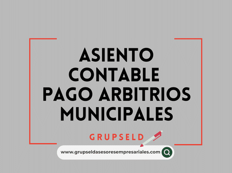 Asiento de pago arbitrios municipales