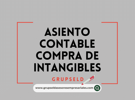 Asiento contable compra de intangibles