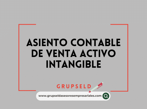 Asiento contable de venta activo intangible