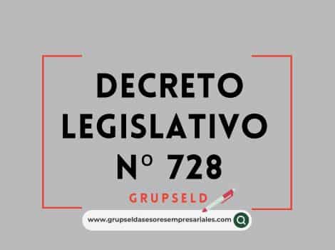 DECRETO LEGISLATIVO Nº 728